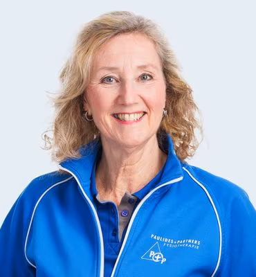 Portret van Petra Gielink, fysiotherapeut en oedeemfysiotherapeut bij Paulides Fysiotherapie.