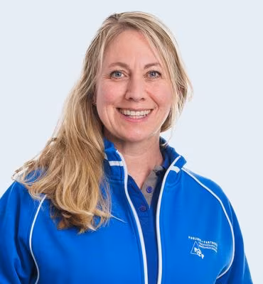Portret van Regine Kamp, secretaresse bij Paulides Fysiotherapie.
