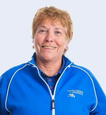 Portret van Sylvia Colijn, secretaresse bij Paulides Fysiotherapie.